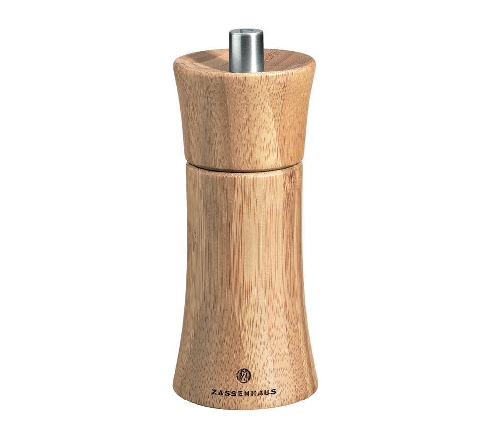 Zassenhaus Pepper / Salt Mill FRANKFURT, Bamboo — Loewen META trading GmbH