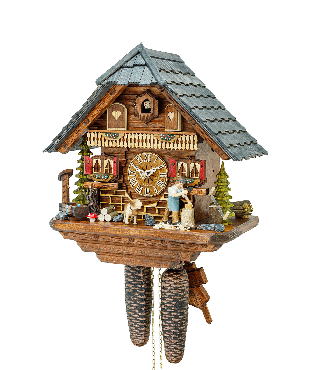 Reloj cucu Hekas Casa de la Selva Negra Movimiento de 8 dias 867 E Loewen META trading GmbH