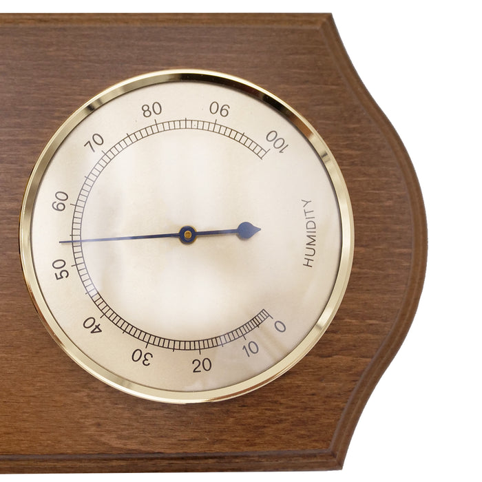 8Pcs Messing Fall Wetter Station Barometer Temperatur Hygrometer