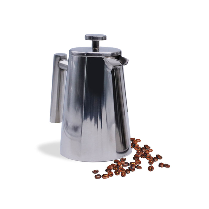 French Press with Thermometer Insulated Stainless Steel Coffee Maker