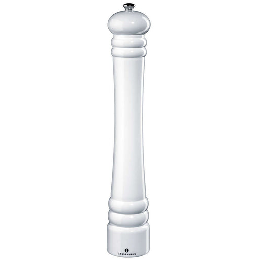 Zassenhaus Pepper / Salt Mill BERLIN, White Glossy